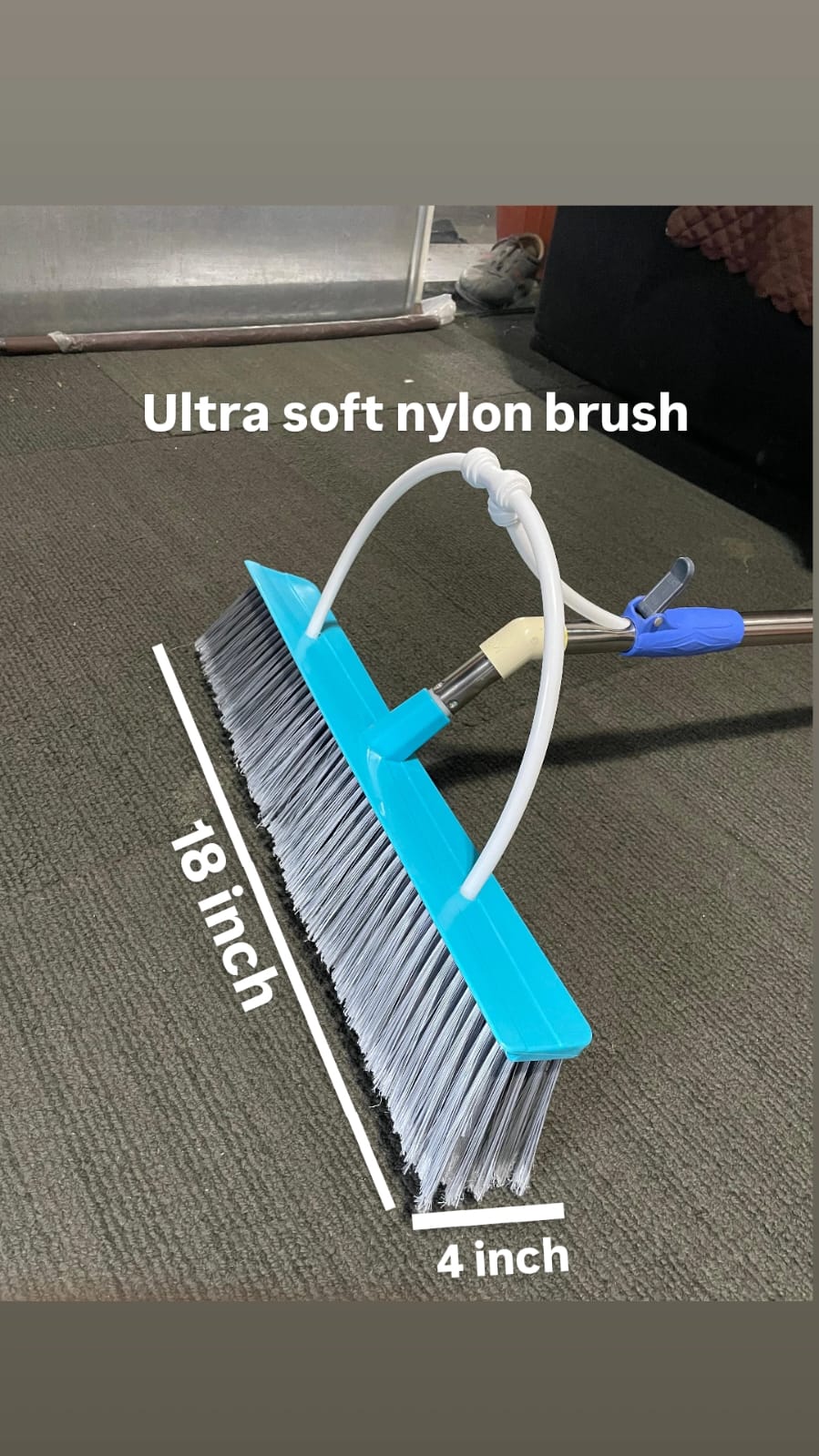 Red brush kit with water supply